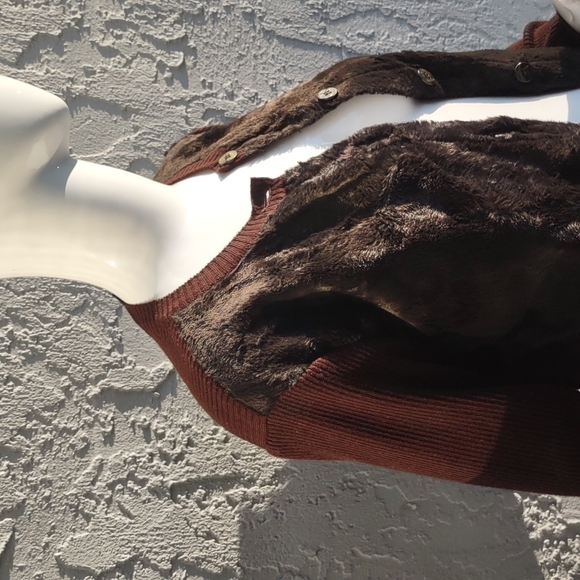 Adrienne Vittadini Ladies Luxury Pure Wool Front Placket Cardigan Sweater - Picture 14 of 17